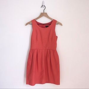 Orange Sleeveless J. Crew Dress
